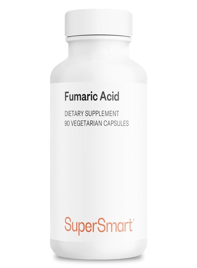 Supersmart - Fumaric Acid 500mg per Day (Maximum Strength) - Natural Supplement | Non-GMO & Gluten Free - 90 Vegetarian Capsules - Image 1